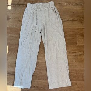 Abercrombie & Fitch Cream Linen Trousers